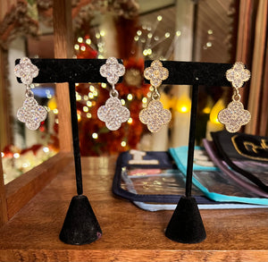 Double Quatrefoil Earrings