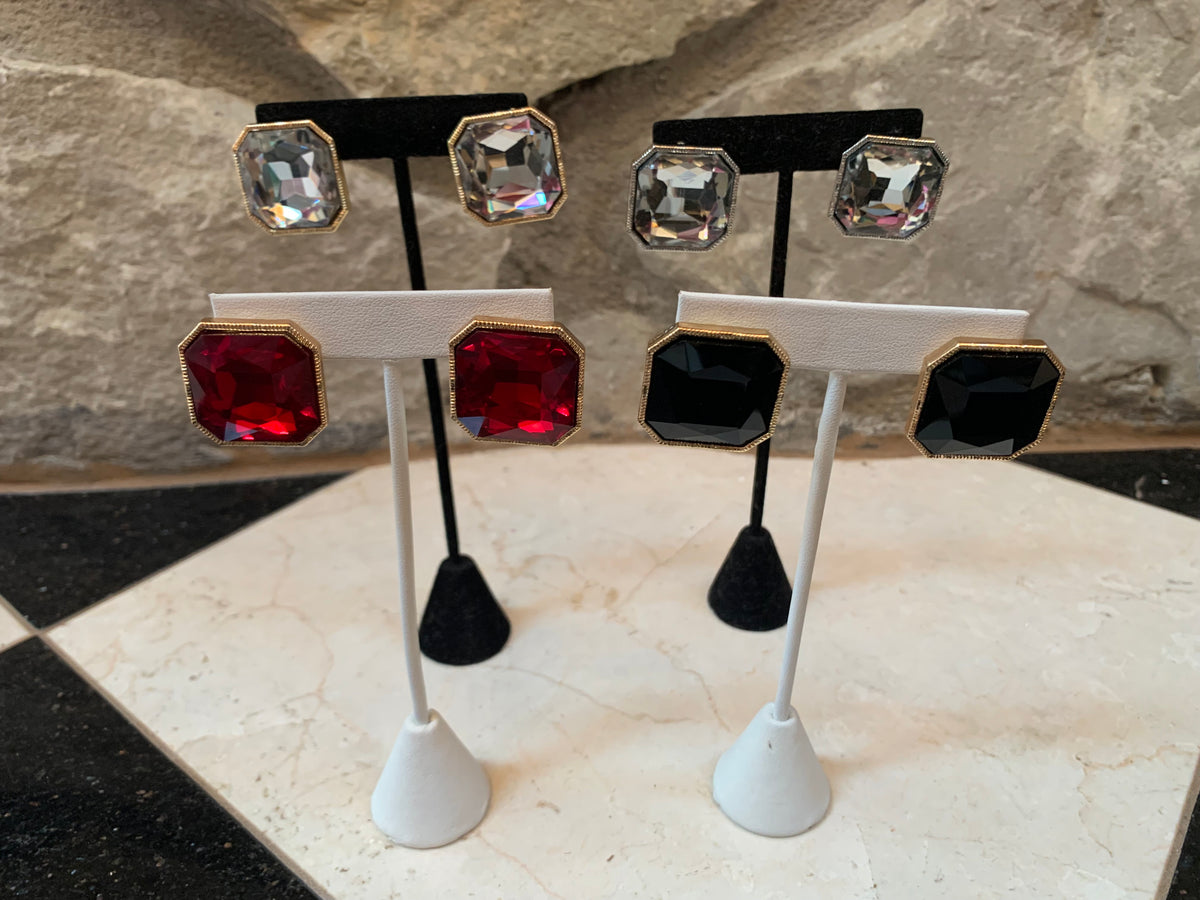 Chunky Square Earring