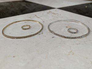 Rhinestone Ankle Bracelet & Toe Ring