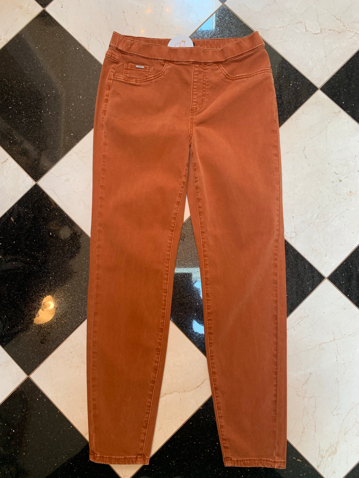 Ginger Pull On Slim Ankle Denim