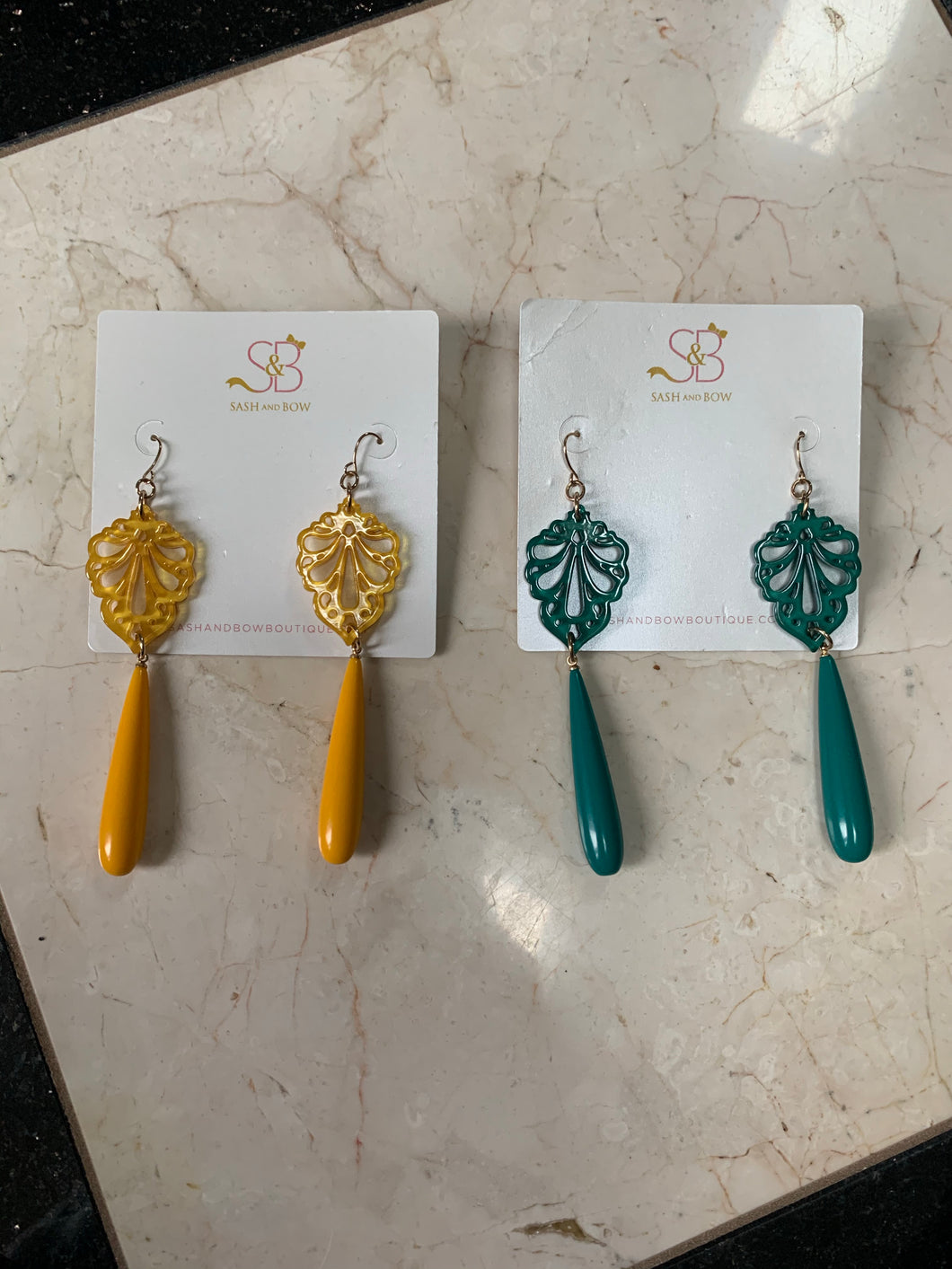 Acrylic Drop Earrings