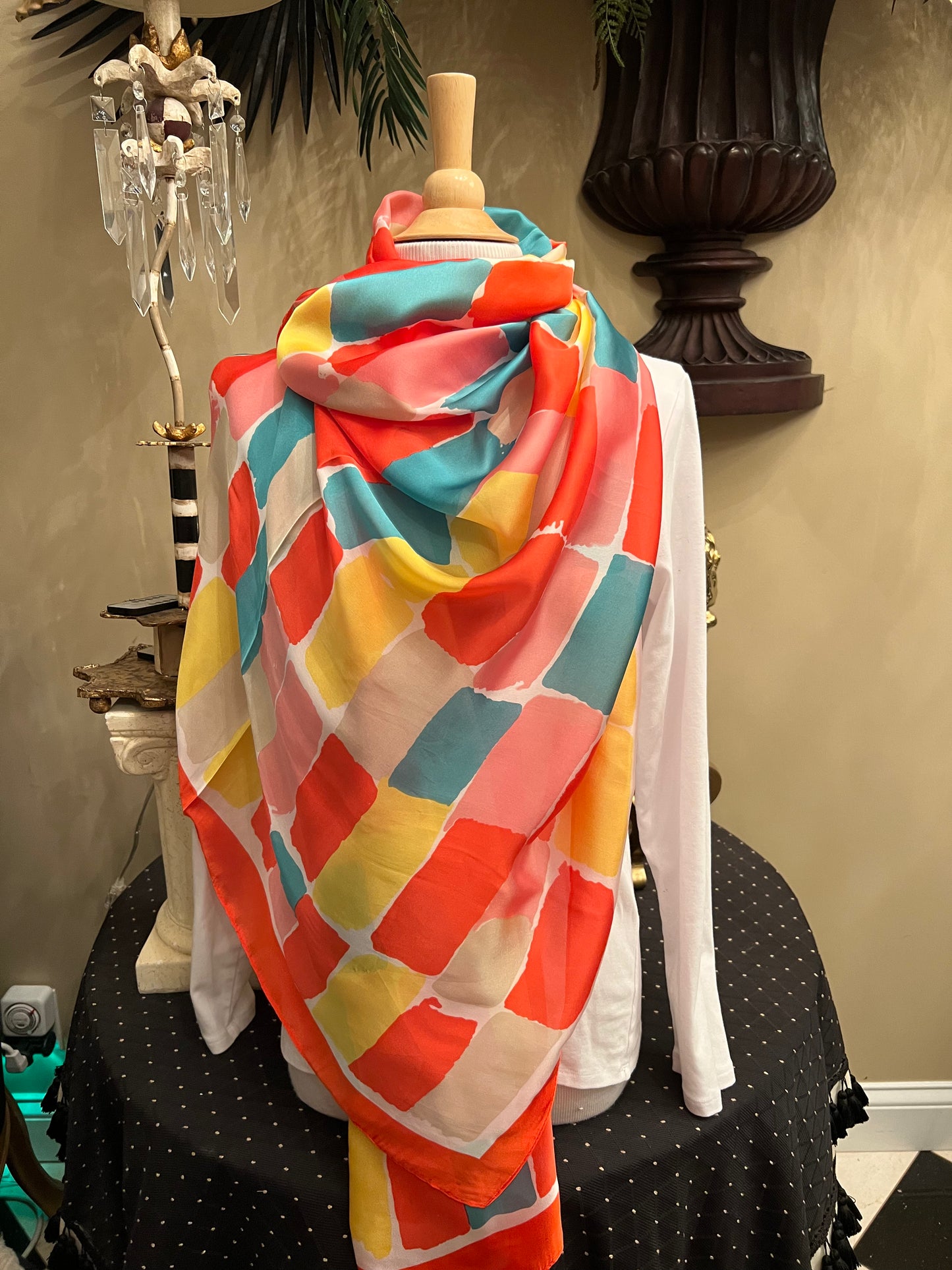 Spring Satin Scarves