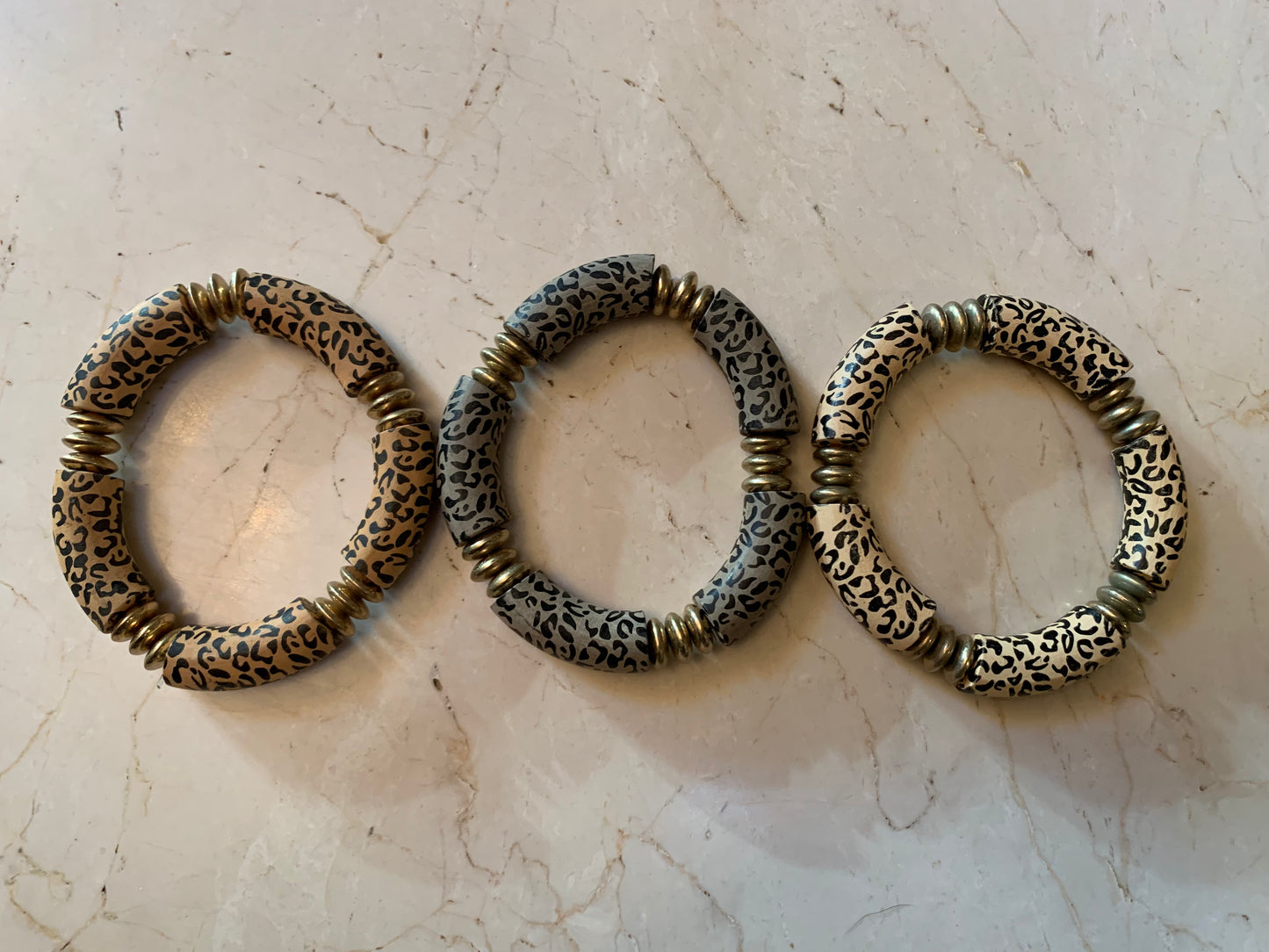 Animal Print Stretch Bracelet