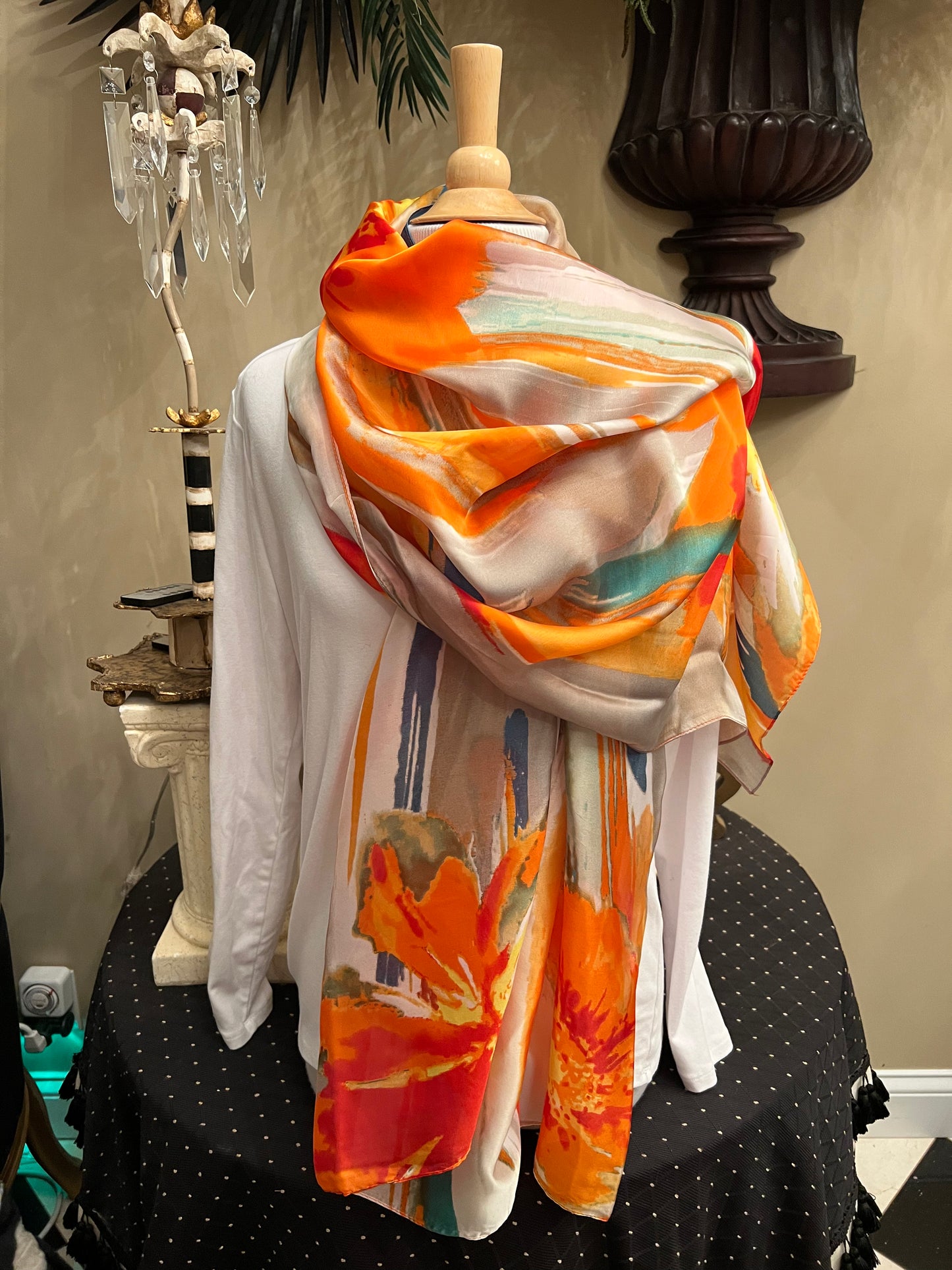 Spring Satin Scarves
