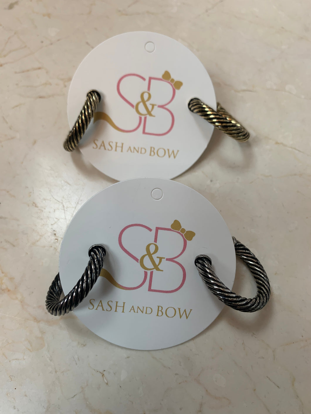 Small Metal Hoop Earrings