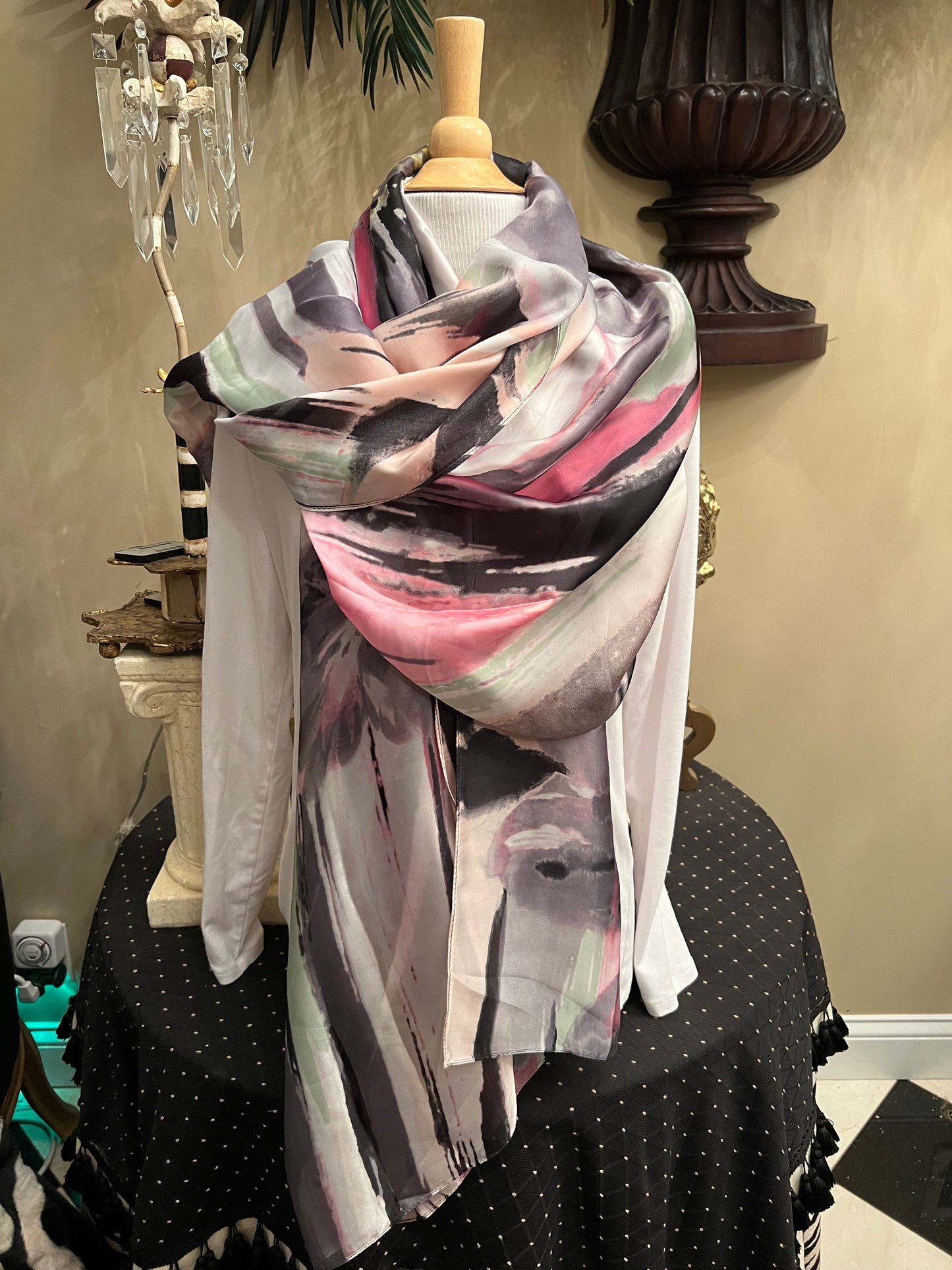 Spring Satin Scarves