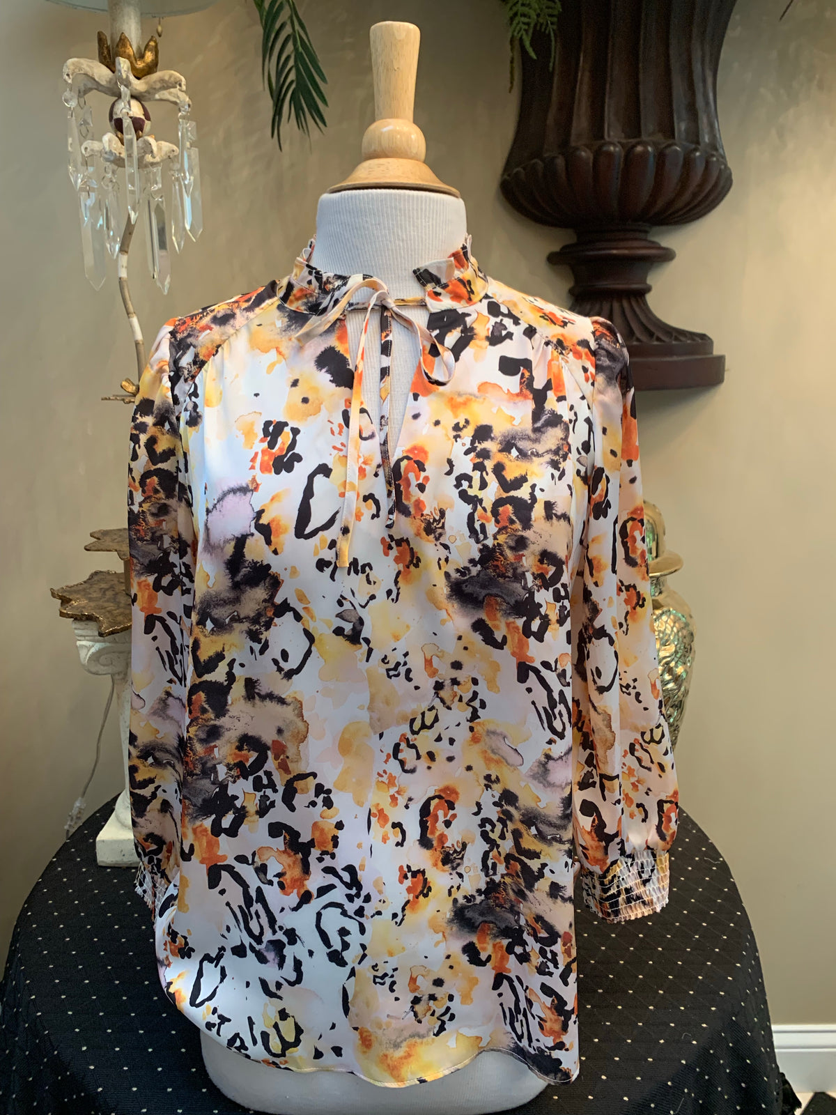 Maple Animal Print Blouse