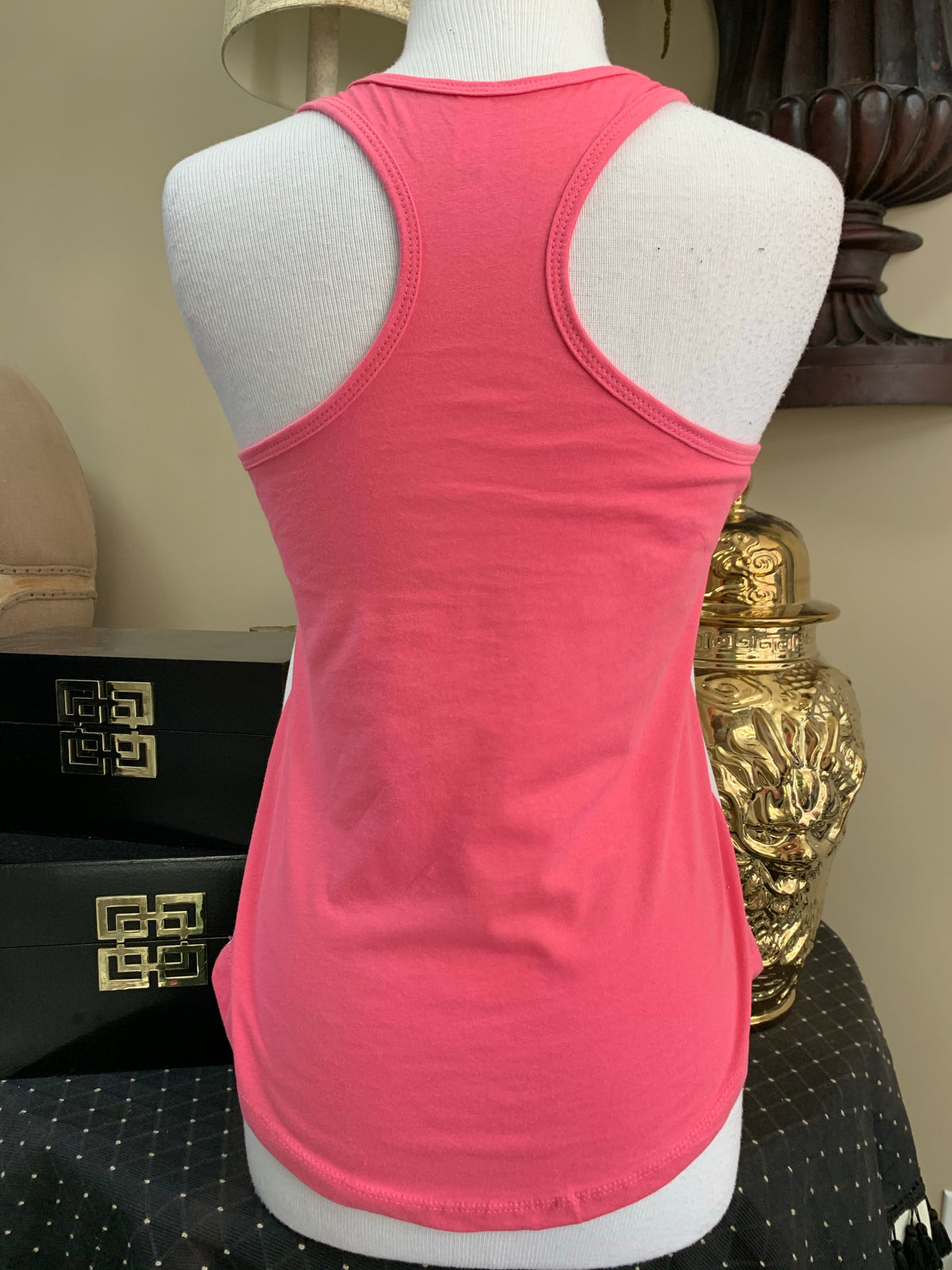 Sash & Bow Racerback Tank Top