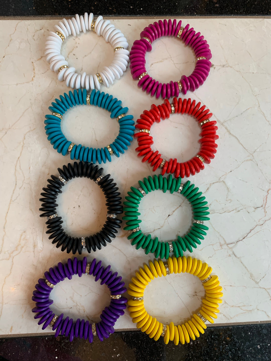 Stretch Disc Bracelet