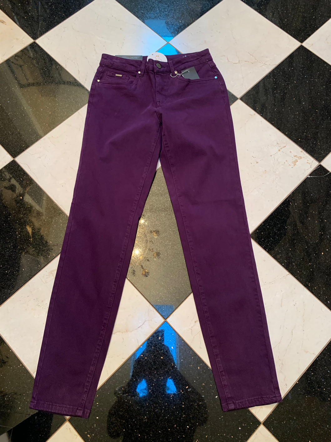 Royal Purple Mid Rise Denim
