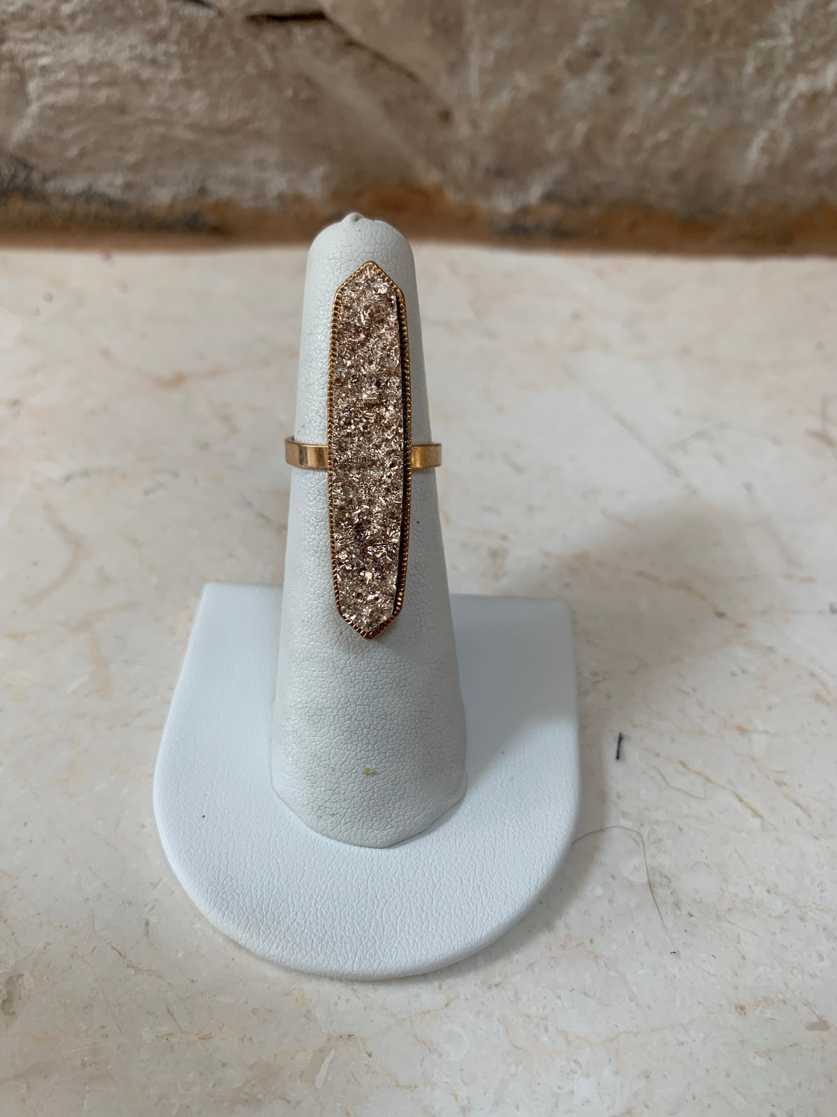 Druzy Statement Ring