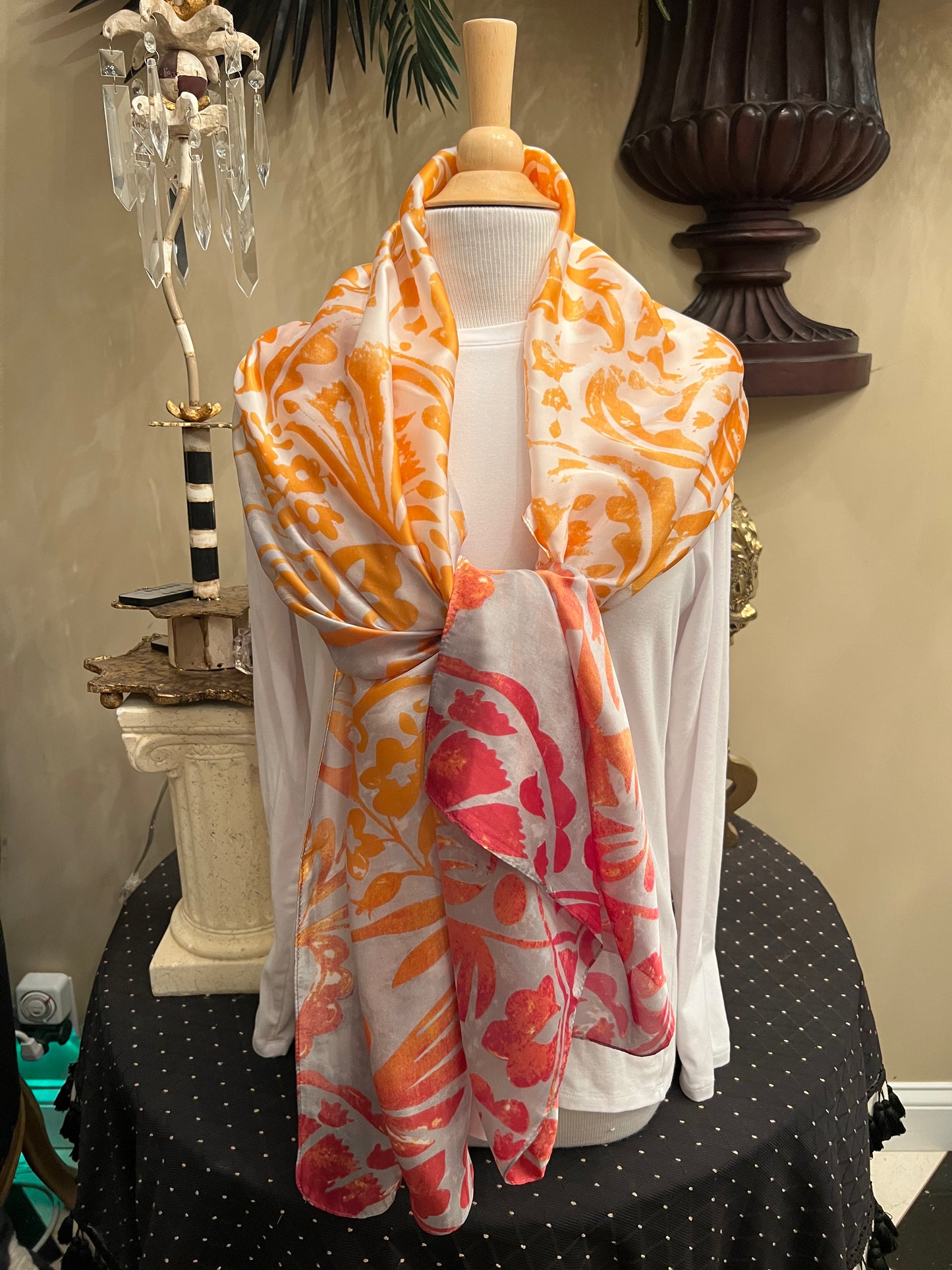 Spring Satin Scarves