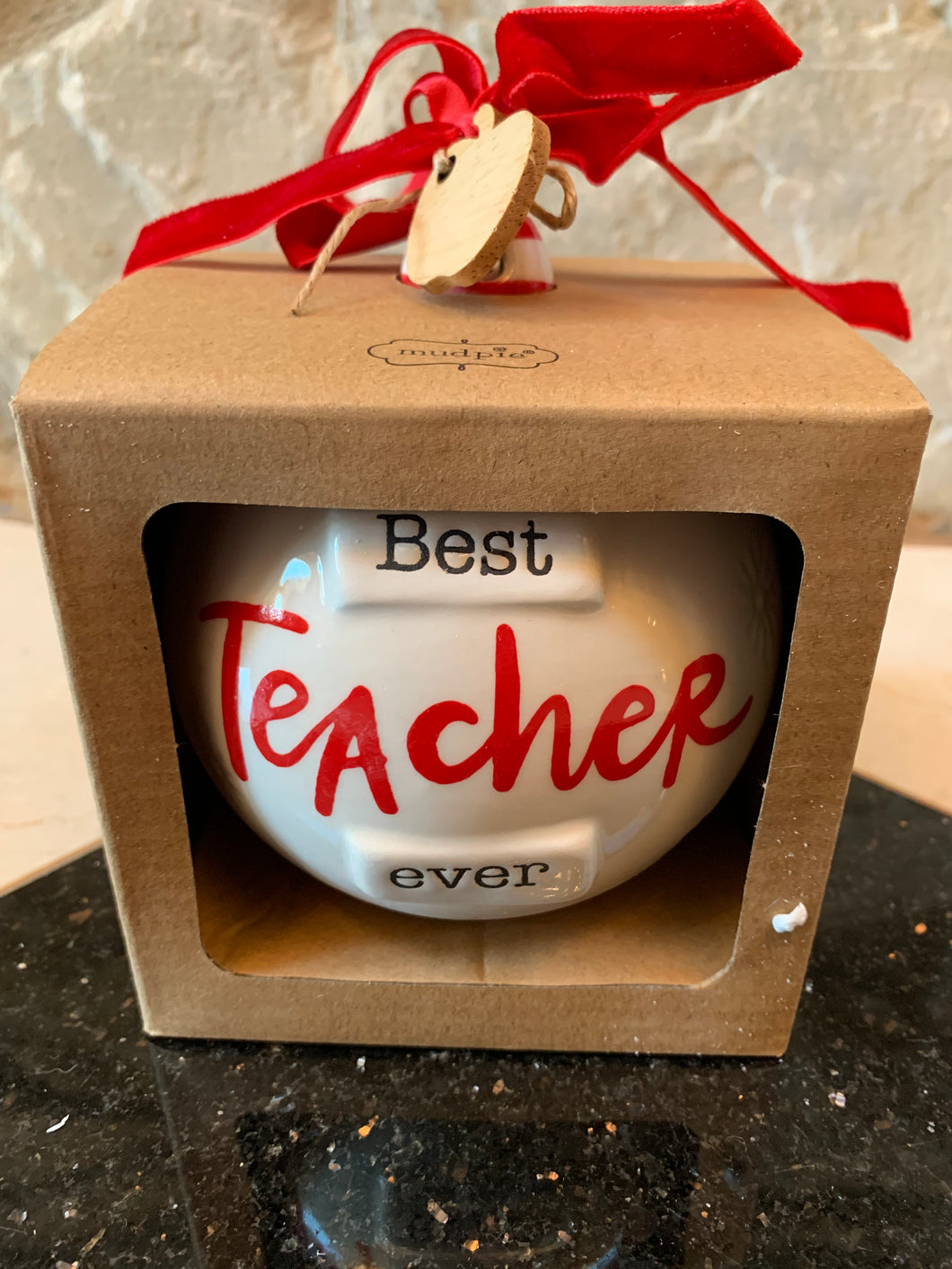 Best Teacher Ever Ornament