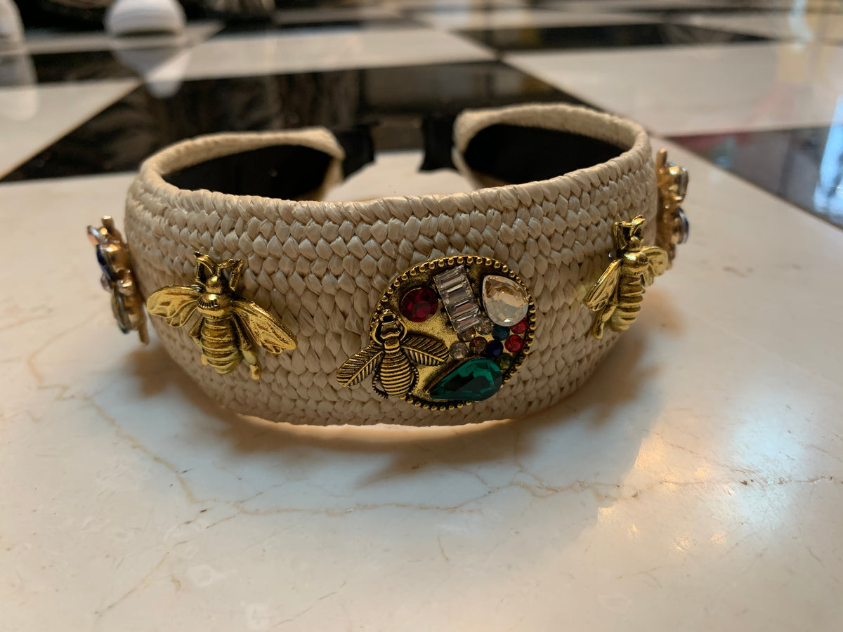 Woven Bee Head Band