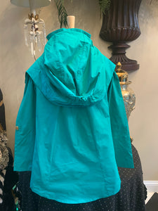 Jade Green Rain Jacket