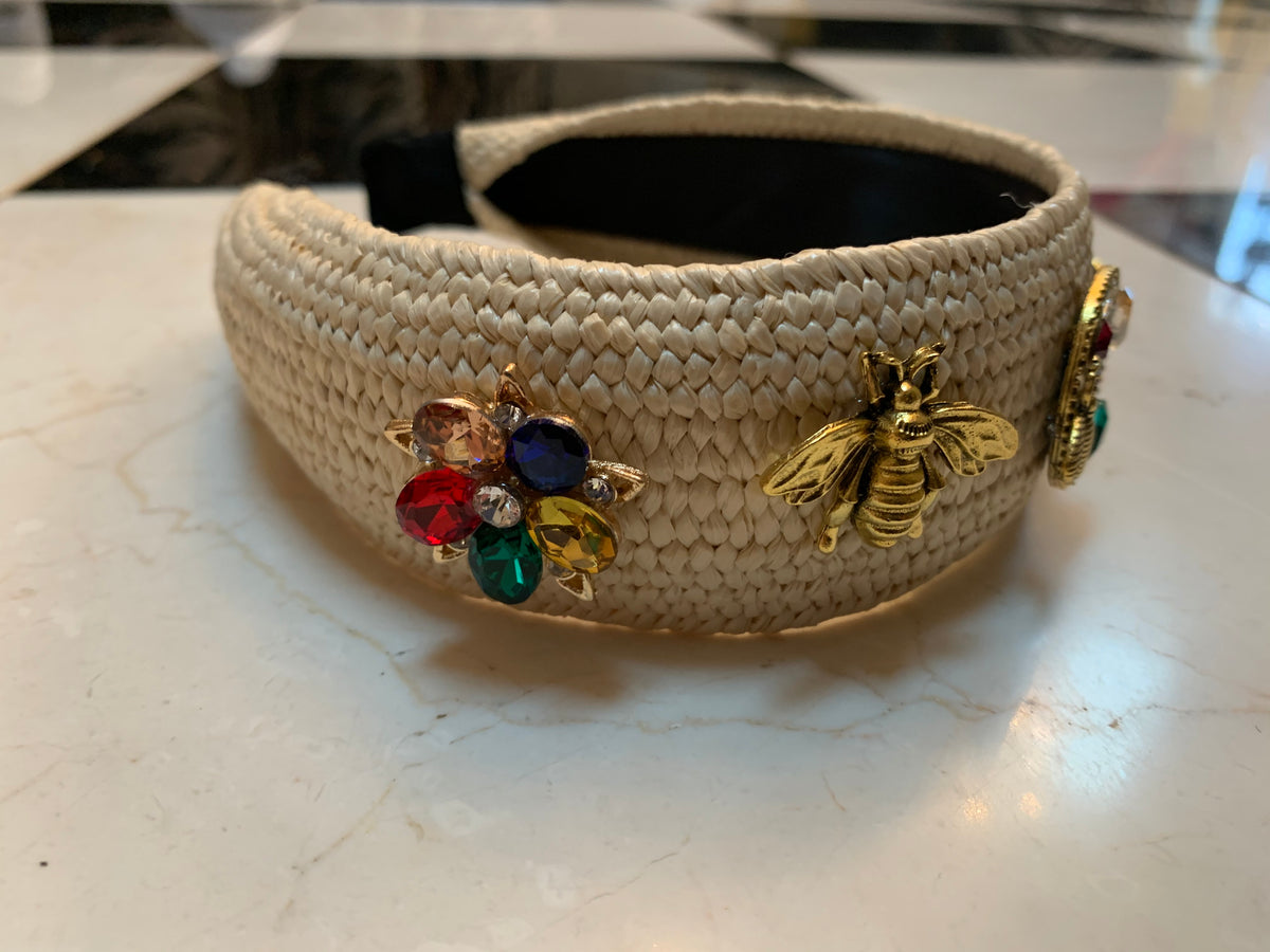 Woven Bee Head Band