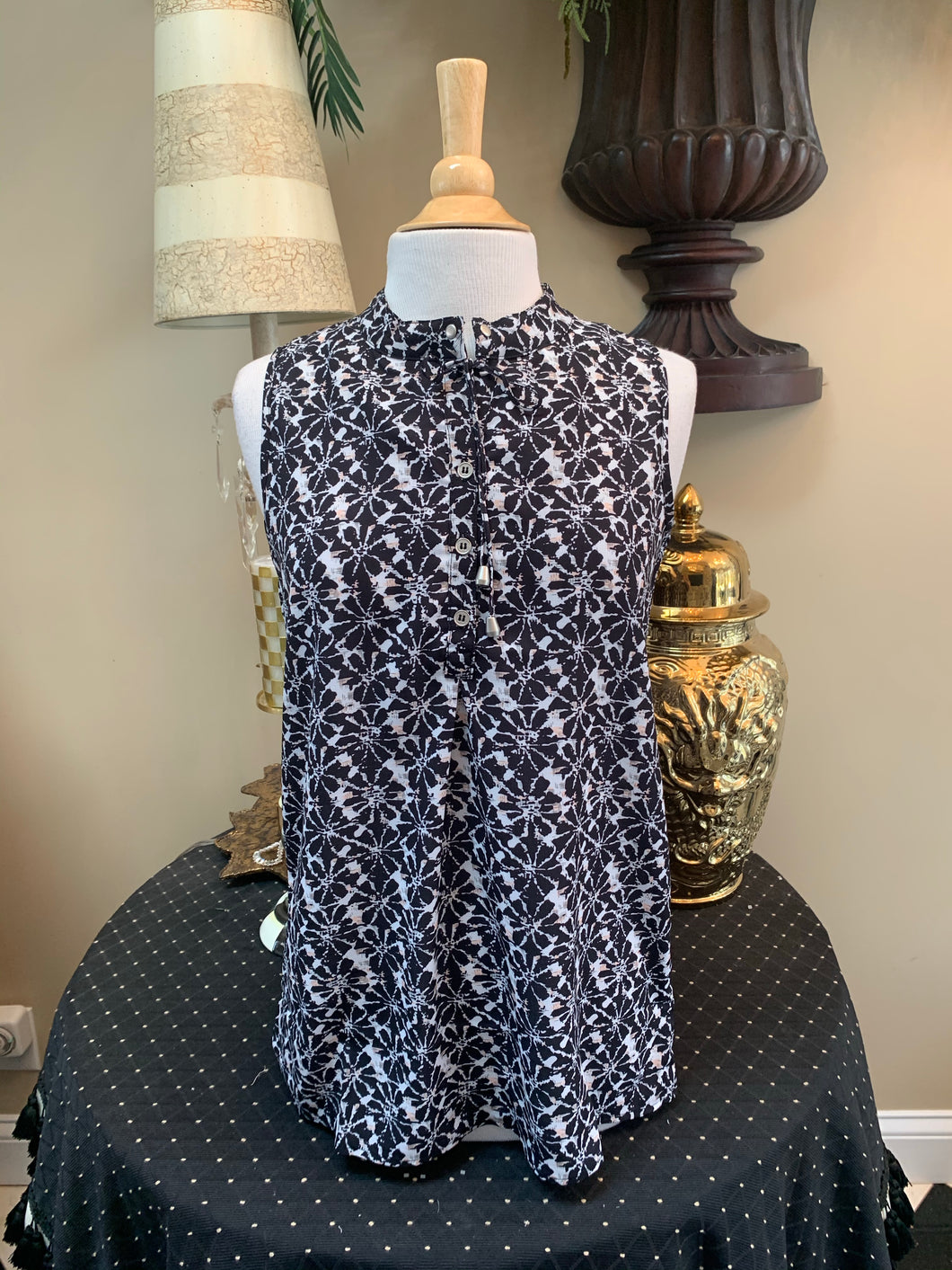 Floral Drawstring Top