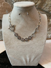Load image into Gallery viewer, Rhinestone Link Necklace Set

