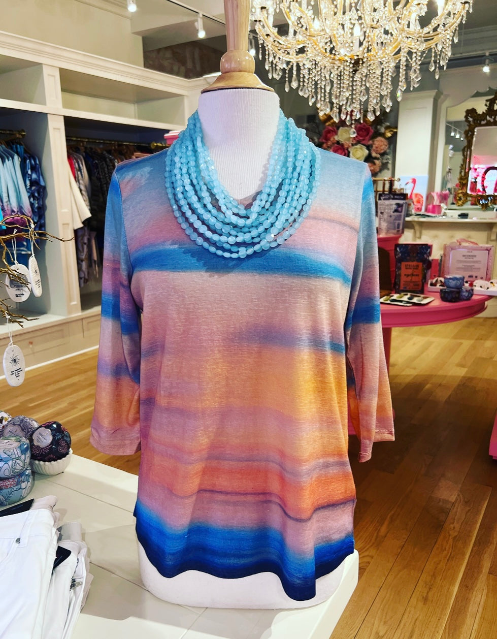 Sunset 3/4 Sleeve Top