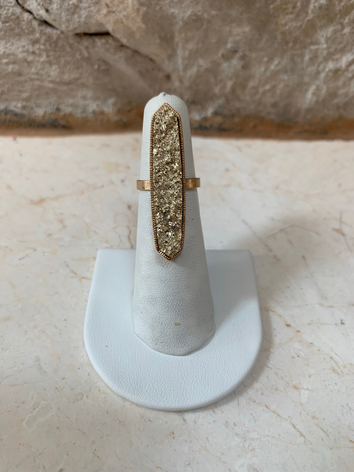 Druzy Statement Ring