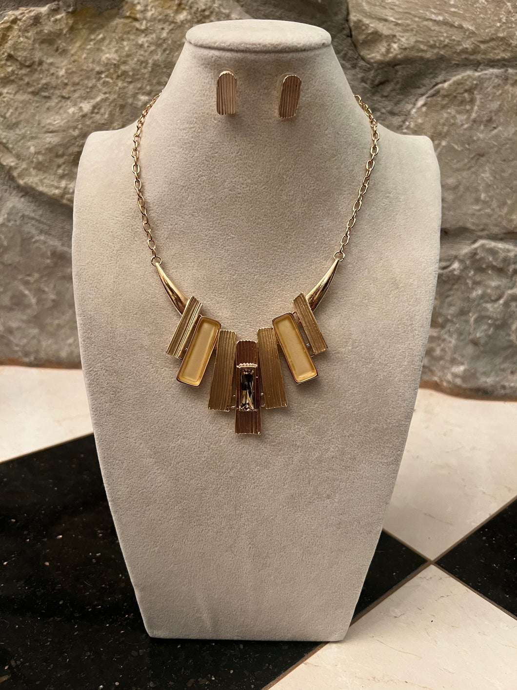 Gold Multi Necklace Set