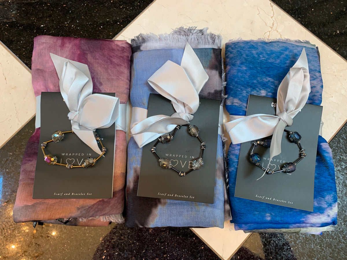 Scarf & Bracelet Gift Set