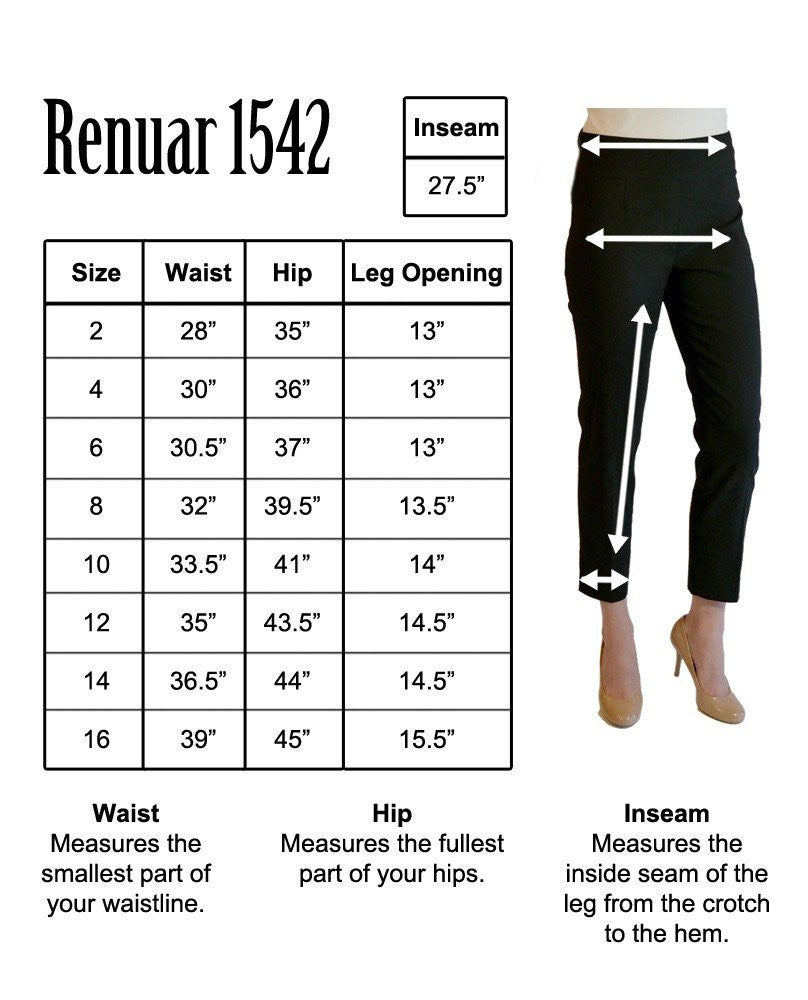 Renuar R1542 Ankle Pant