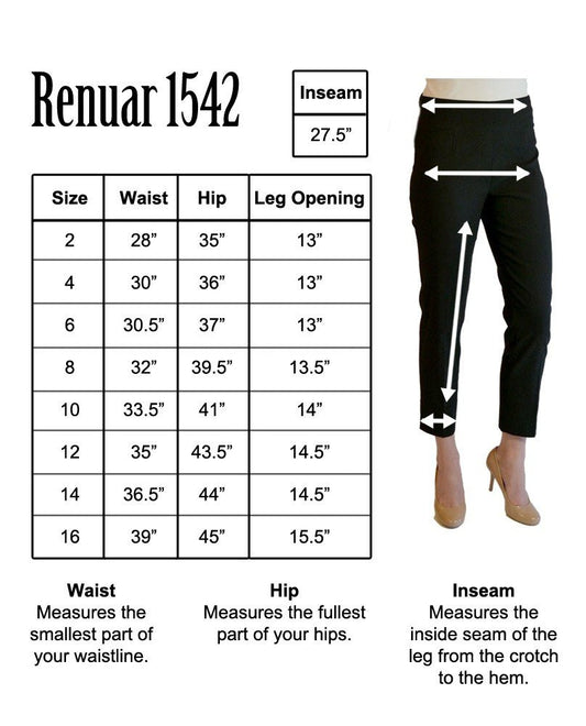 Renuar R1542 Ankle Pant